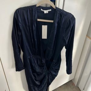 Navy blue Veronica beard dress size 12. Cameri. Long sleeve.